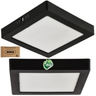 LED stropné svietidlo prisadené na povrch 18W 1980lm 4000K čierny štvorec