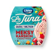 1x 160g LISNER Tuniakový šalát na MEXICKY so zeleninou