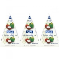 Kara UHT súprava kokosového krému 3 x 65 ml
