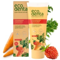 Ecodenta Zubná pasta pre deti Jahoda Mrkva +3 75ml
