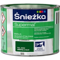 ŚNIEŻKA Olej-ftalát Zelená RAL6002 Lesk 0,2L