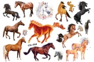 Odnímateľné tetovanie pre deti HORSES CG544