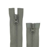 ČLENKOVÝ Zips DVOJTAŽNÝ - 85 CM - SVETLO SIVÁ
