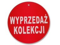 okrúhly štítok FI 24CM VÝPREDAJ KOLEKCIE