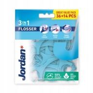Jordan Flosser špáradlá 3v1 so závitom 50 kusov