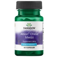 SWANSON ALBION MEDINÝ chelát 2 mg 60 KAPSULÍ