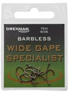 Háčiky bez protihrotu Drennan Barbless Wide Gape Specialist - veľ 12