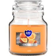 SMALL Vonná sviečka v dóze BISPOL Aura 28H ORANGE