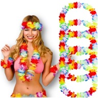 5X HAWAIIAN FLOWERS ALOHA NÁHRDELNÍK HAVAJSKÝ OUTFIT NA SILVESTROVSKÝ KARNEVAL