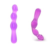 FIALOVÝ ANÁLNY GÉL DILDO ALEBO VAGINÁLNE GULIČKY