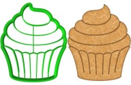 Vykrajovač na perníčky TUČNÝ ŠTVRTOK Cupcake muffin 8cm