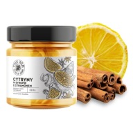 Plátky citrónu v sirupe so škoricou na čaj 210 g The Jar natural