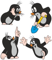 NÁLEPKY NA OKNÁ, NÁBYTOK, ZRKADLO, SKLO, KRTK, KRTEK