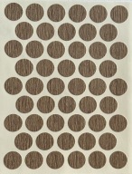 Čiapky na nábytok samolepiace 14mm - sivý dub Corbridge (3156) - 50 ks.