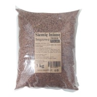 ĽANOVÉ SEMIENKO hnedé 3 kg POĽSKO čistota 99,9%