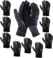 10 PÁR Pracovné rukavice Manuálne rukavice MOC 9