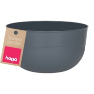 PLASTOVÁ KUCHYŇSKÁ MISKA NA JEDLO, NEREZNÁ, 1,2L, 16CM C, ŠEDÁ