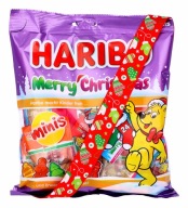 HARIBO MINIS Ovocie Marshmallows Gummies Christmas MIX VIANOČNÝ DEŇ