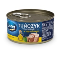 1x 170g LISNER Kúsky tuniaka v slnečnicovom oleji