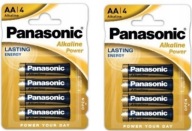 Batérie Panasonic AA LR6 Alkaline Power x8 ks.