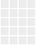 Samolepiace plstené podložky biele 20x20mm balenie 20 ks - VORSTAHL