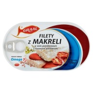 GRAAL Filety z makrely v paradajkovej omáčke 170g