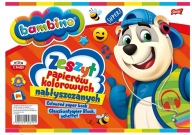 Bambino A4 FAREBNÝ Papierový zápisník, LESKNUTÝ