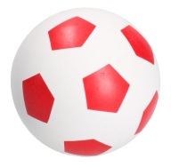 Futbalová lopta z tvrdej gumy 6 cm 1 ks 7740