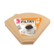Papierové kávové filtre Pansy č. 2, 80 kusov
