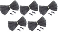 Špirálový zips 3 mm zips GRAPHITE 5 metrov + 10 zipsov