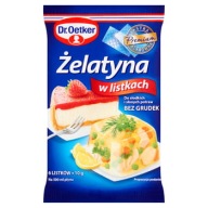 Želatína v listoch Dr. Oetker 10 g