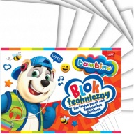 TECHNICKÝ BLOK 10 BIELY LIST FORMÁT A4 190g