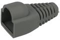 RJ45 modulárny kryt zástrčky, sivý x 10 ks