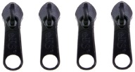Kovový bežec pre 10 mm špirálový zips, strojový bežec, 4 ks.
