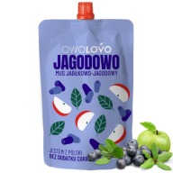 Owolovo ovocná pena Jagoda Jablkový dezert pre deti