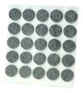 ŠEDÉ PLSTENÉ PODLOŽKY FI15MM 6MM
