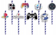NARODENINOVÉ SLAMKY s POSTAVIČKAMI - PLAYSTATION NARODENINOVÁ HERNÁ KONZOLA - 8 ks.
