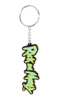 Gumová kľúčenka s logom Rick and Morty