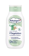 BABYDREAM PFLEGELOTION EXTRA SENSITIV ošetrujúci balzam 250ml Z NEMECKA