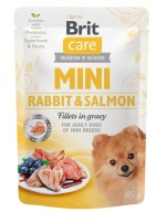 Brit Care Rabbit Salmon filety králičí losos 85g