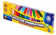 ASTRA hranatá plastelína, 18 farieb