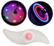 NEÓNOVÉ FARBY LED PREKRÝVKA NA BICYKEL NA SPRUCI KOLESA