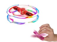 Antistresové rotačné guľôčkové pero, LED SPINNER GYROSKOP