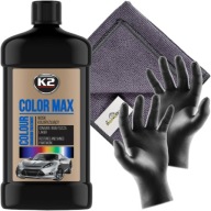 K2 COLOR MAX 500ML ČIERNA FARBACIA VOSK ReM