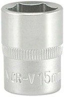 3/8'' KRÁTKA ZÁSUVKA 6-RAMENÁ AS-DRIVE 15MM - YATO