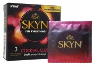 SKYN COCKTAIL CLUB Kondómy s príchuťou Unimil 3 ks