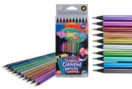 Colorino metalické ceruzkové pastelky 10 farieb