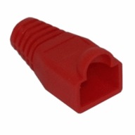 Gumový kryt zástrčky RJ45 ČERVENÝ - 5 kusov