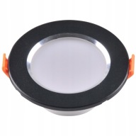 ZOE 4,8W 4000K LED svietidlo pod omietku, ČIERNA