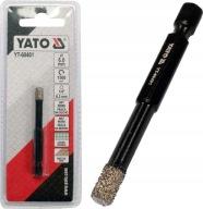 DIAMANTOVÝ VRTÁK YATO VŔTAČKA NA keramiku KERAMICKÝ ŠESTIHRANNÝ 6mm